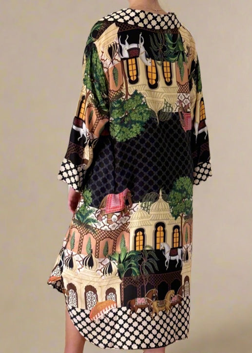 Indian Palace Midi Dress