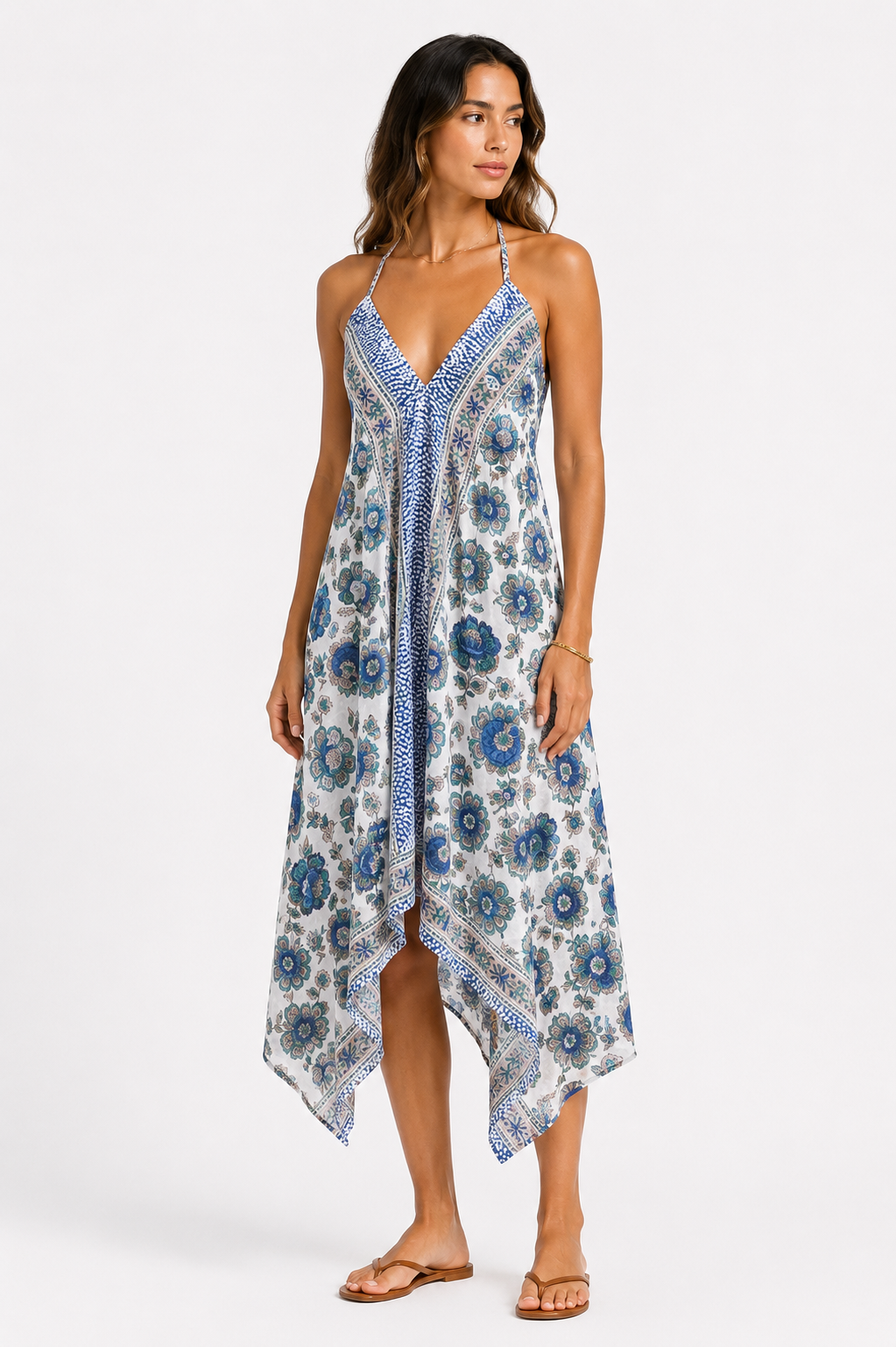 Moonflower Halter Dress