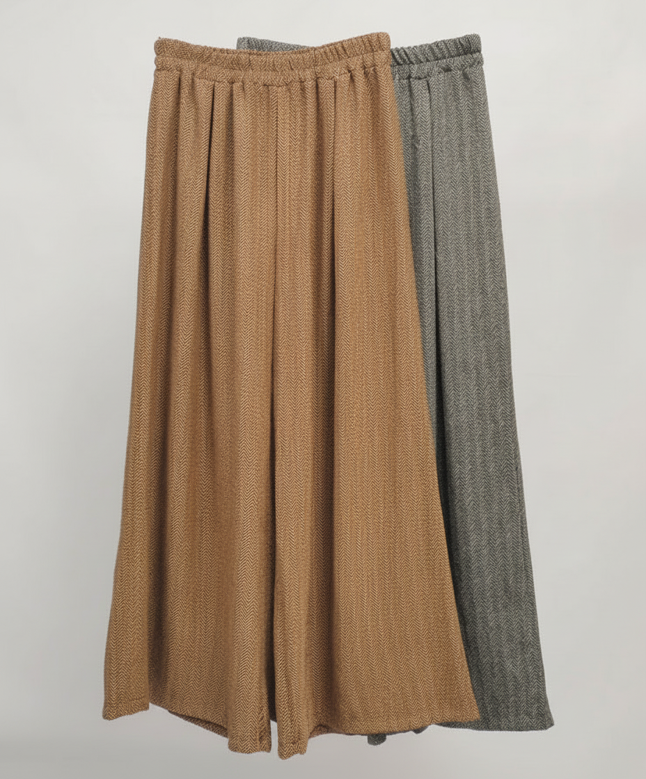 Herringbone Palazzo Pants