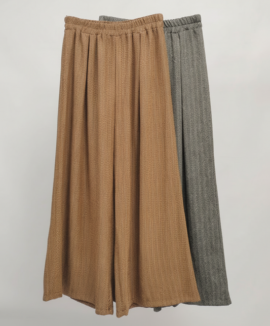Herringbone Palazzo Pants