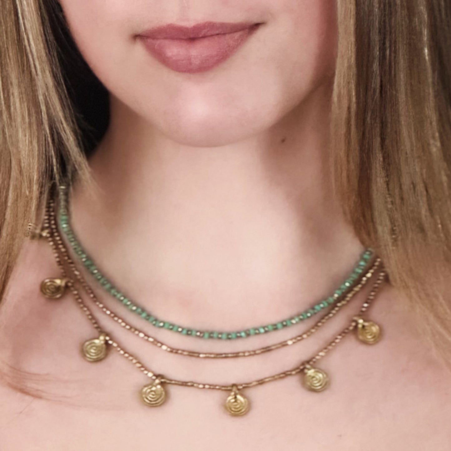 Layered Medallion Necklace (3 Colors)