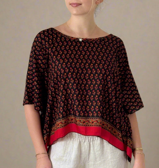 Sindoor Petal Top