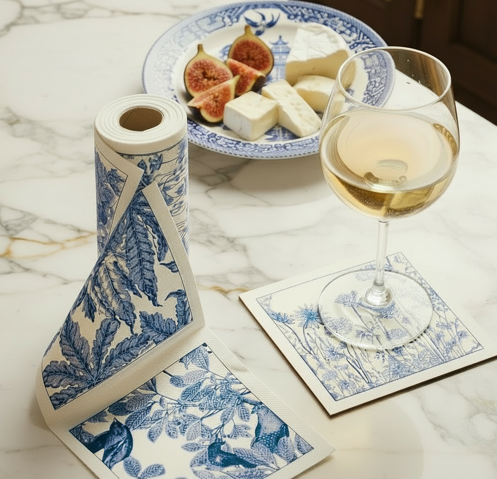 Botanicals Cocktail Napkin Roll