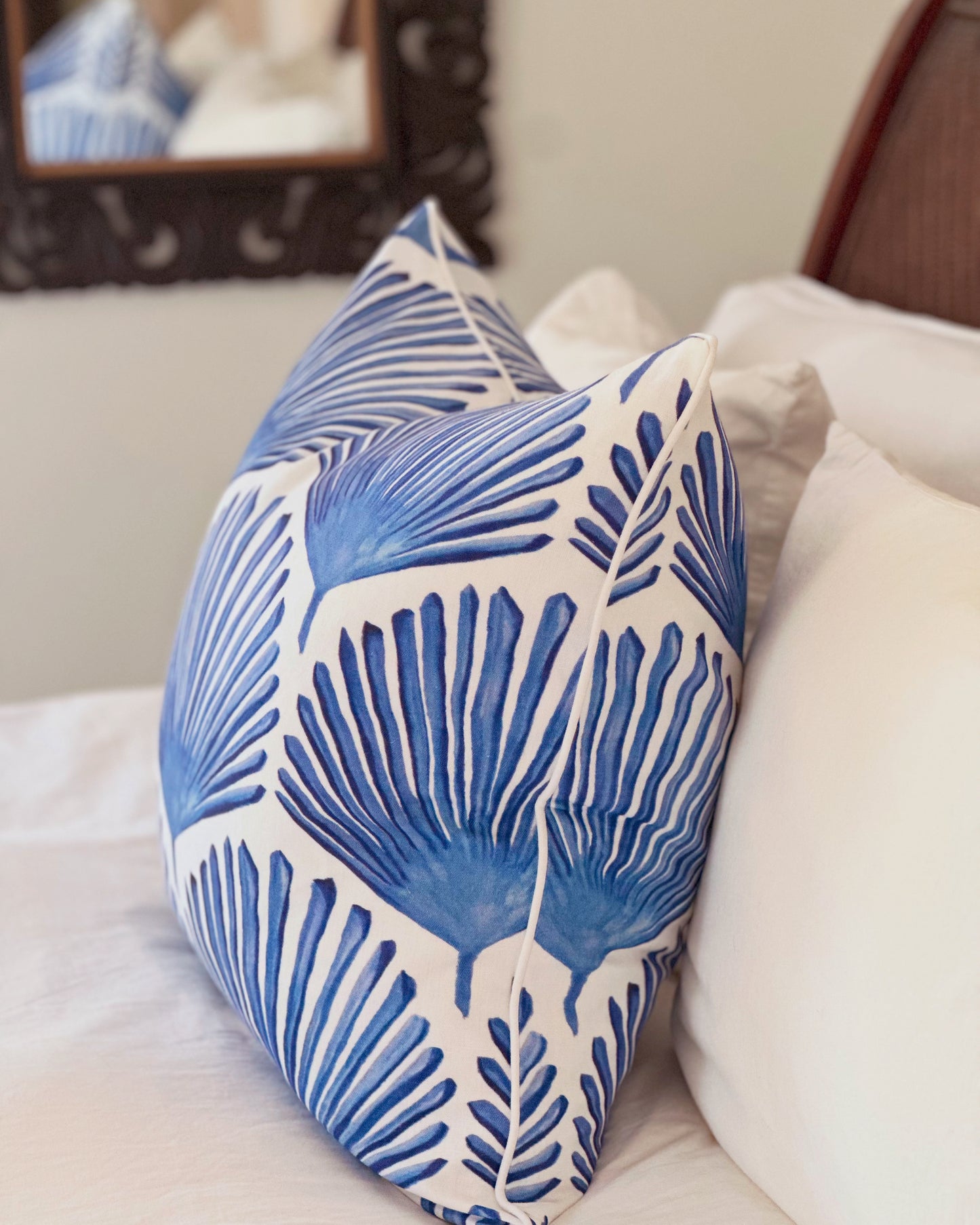 Fan Palm Pillow Cover