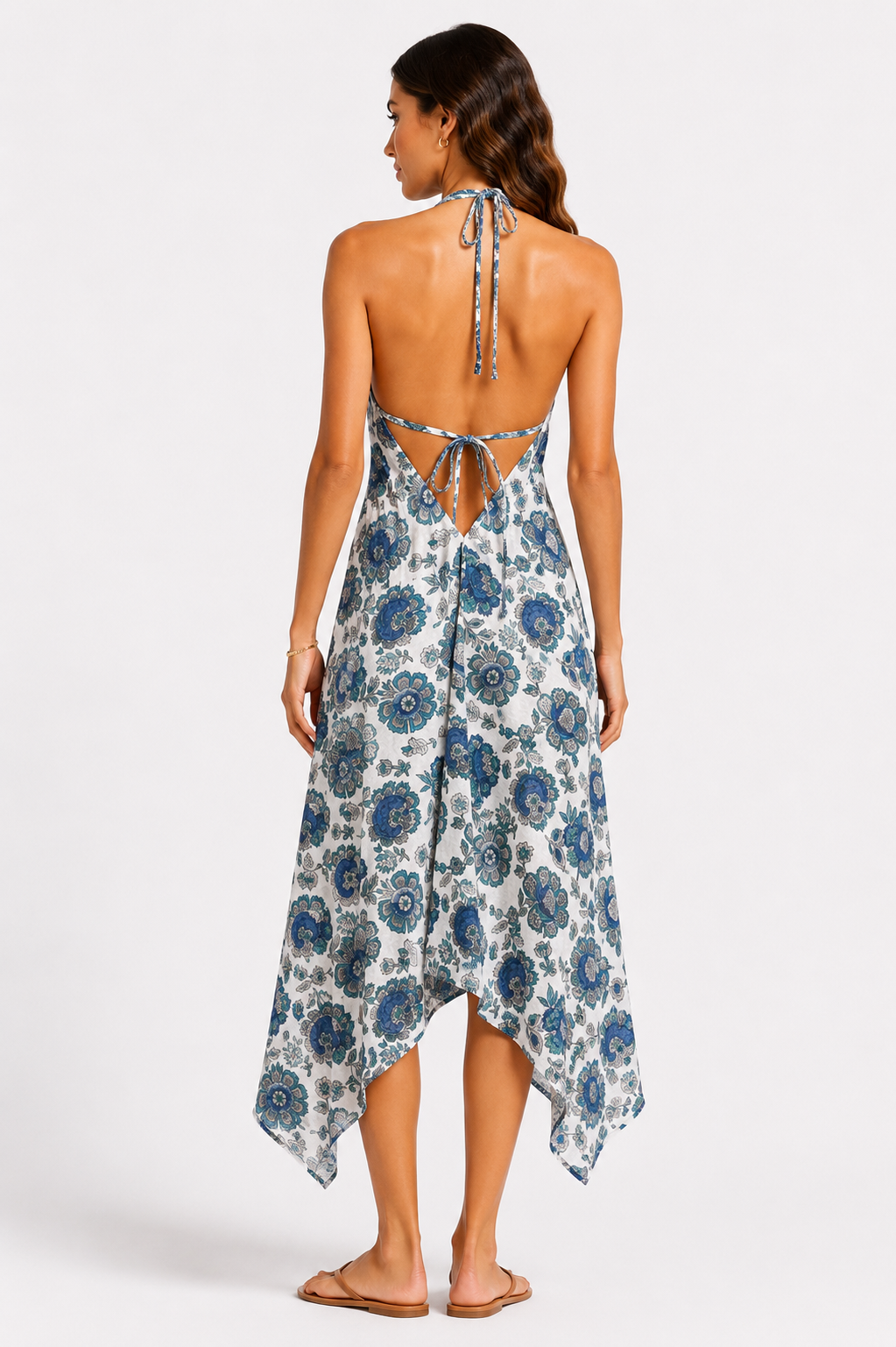 Moonflower Halter Dress