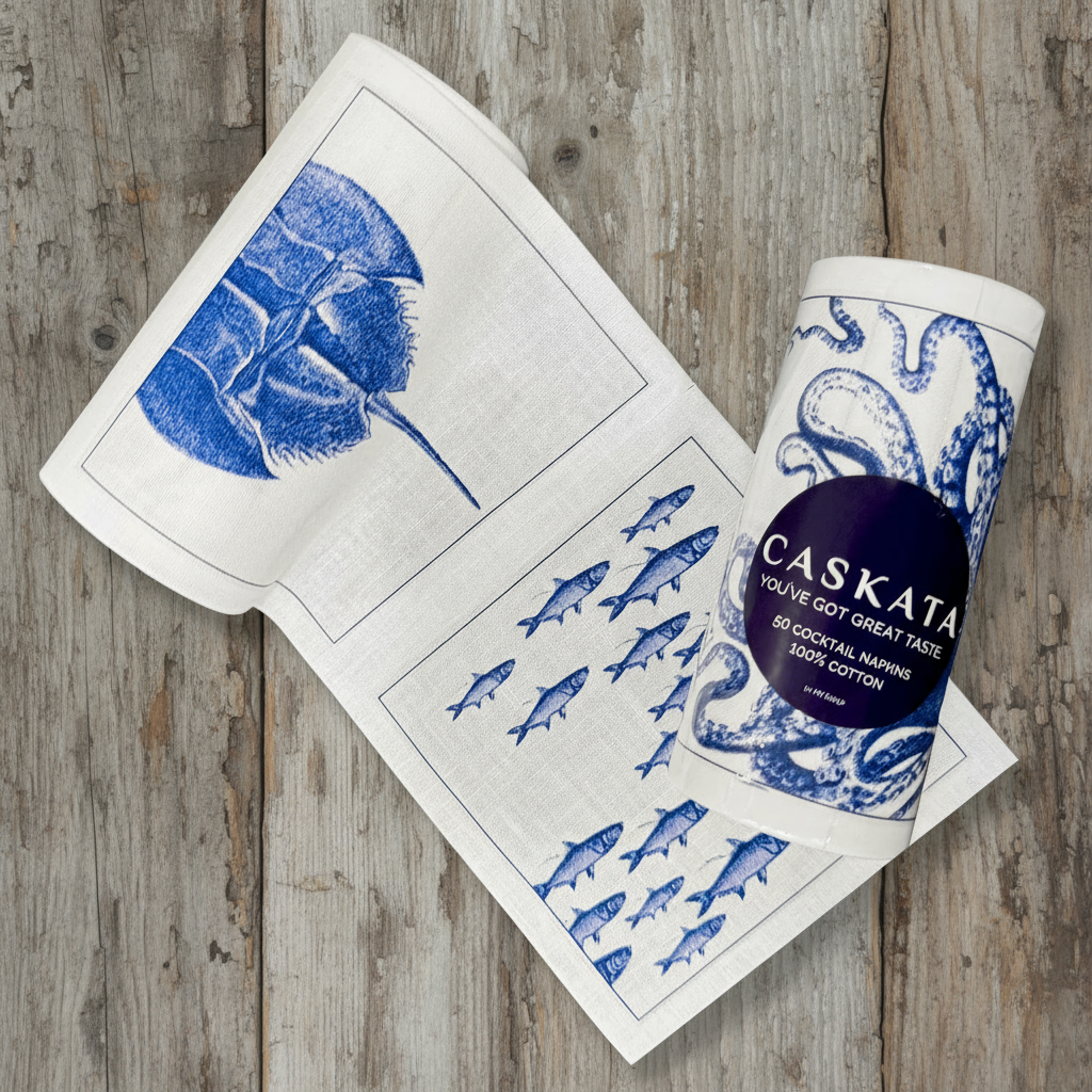 Coastal Cocktail Napkin Roll